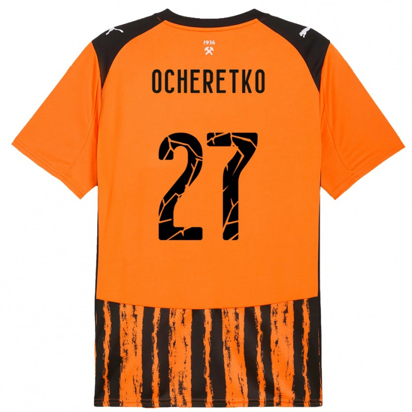 Danxen Herren Oleg Ocheretko #27 Orange Schwarz Heimtrikot Trikot 2025/26 T-Shirt