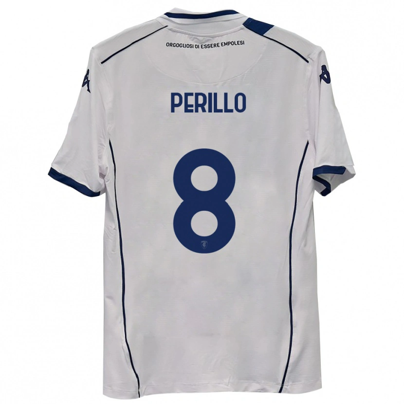 Danxen Herren Edoardo Perillo #8 Dunkelmarineblau Auswärtstrikot Trikot 2025/26 T-Shirt