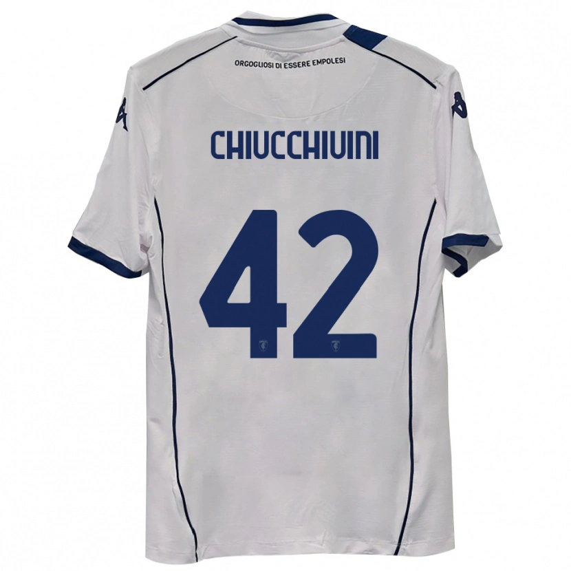 Danxen Herren Lorenzo Chiucchiuini #42 Dunkelmarineblau Auswärtstrikot Trikot 2025/26 T-Shirt