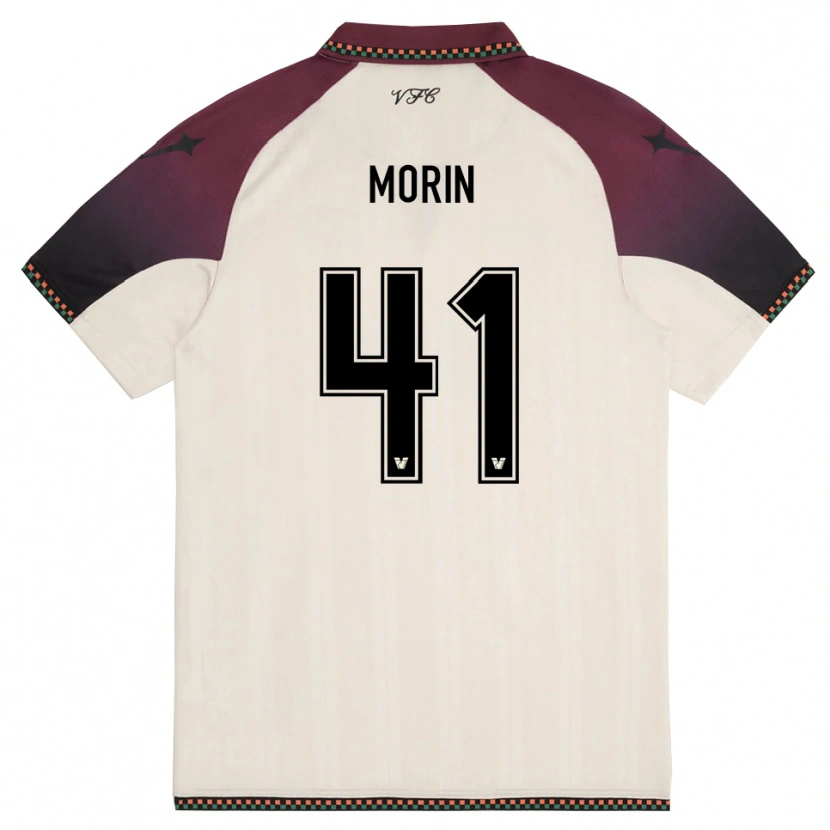 Danxen Herren Elena Morin #41 Cremefarben Burgund Auswärtstrikot Trikot 2025/26 T-Shirt