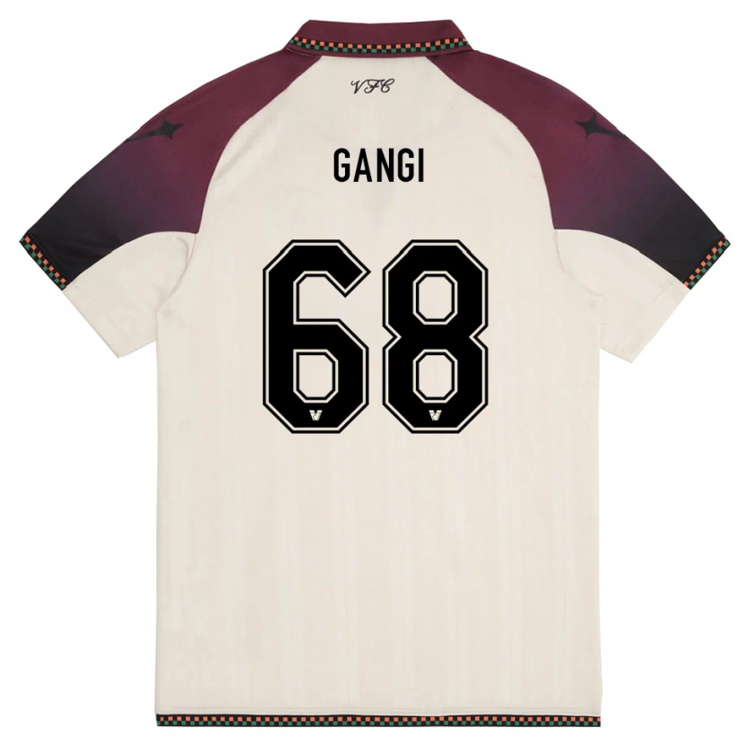 Danxen Herren Chiara Gangi #68 Cremefarben Burgund Auswärtstrikot Trikot 2025/26 T-Shirt