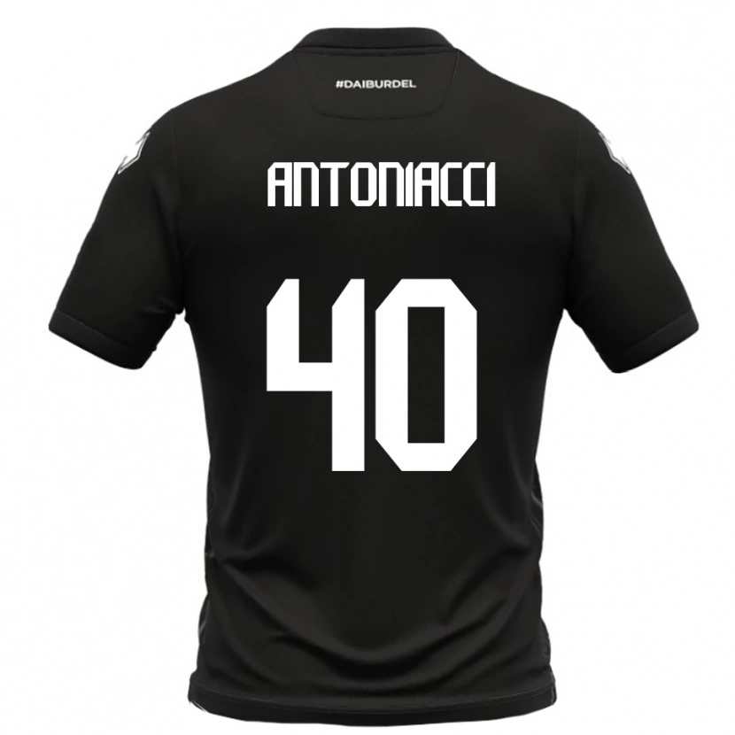 Danxen Herren Augusto Antoniacci #40 Schwarz Weiß Auswärtstrikot Trikot 2025/26 T-Shirt