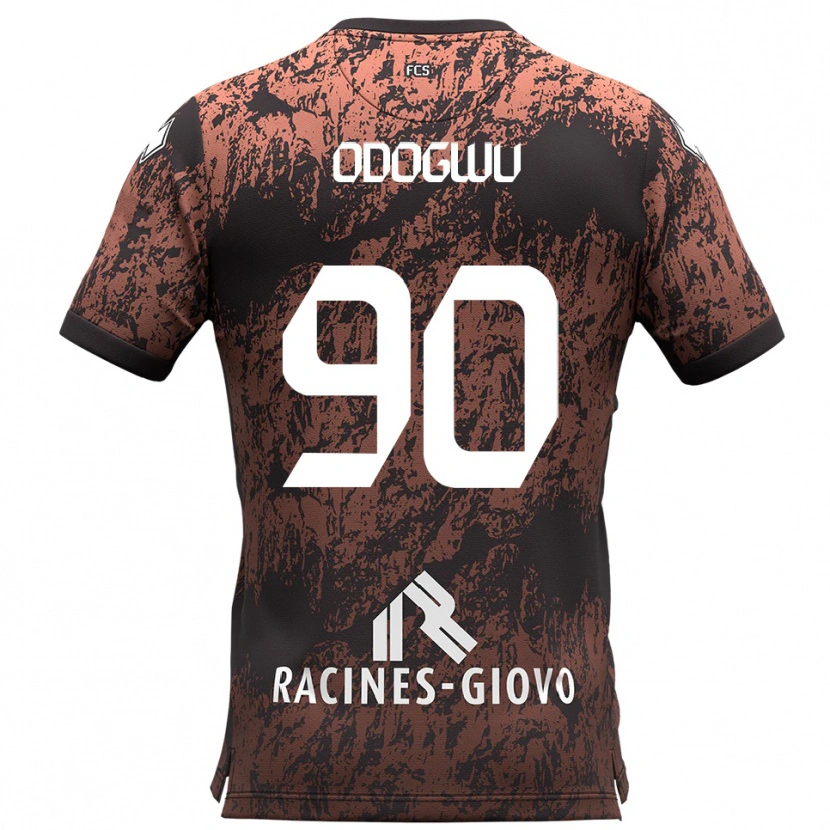 Danxen Herren Raphael Odogwu #90 Braun Schwarz Auswärtstrikot Trikot 2025/26 T-Shirt