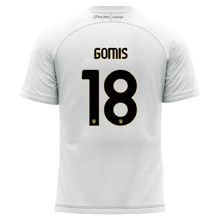 Danxen Herren Francis Gomis #18 Weiß Gelb Auswärtstrikot Trikot 2025/26 T-Shirt