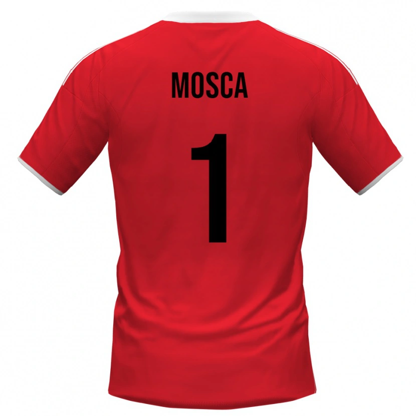 Danxen Herren Lorenzo Mosca #1 Rot Weiß Auswärtstrikot Trikot 2025/26 T-Shirt