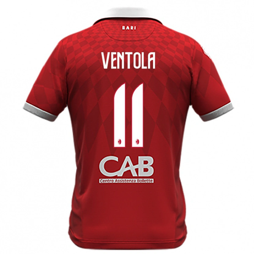 Danxen Herren Flavio Ventola #11 Rot Weiß Auswärtstrikot Trikot 2025/26 T-Shirt