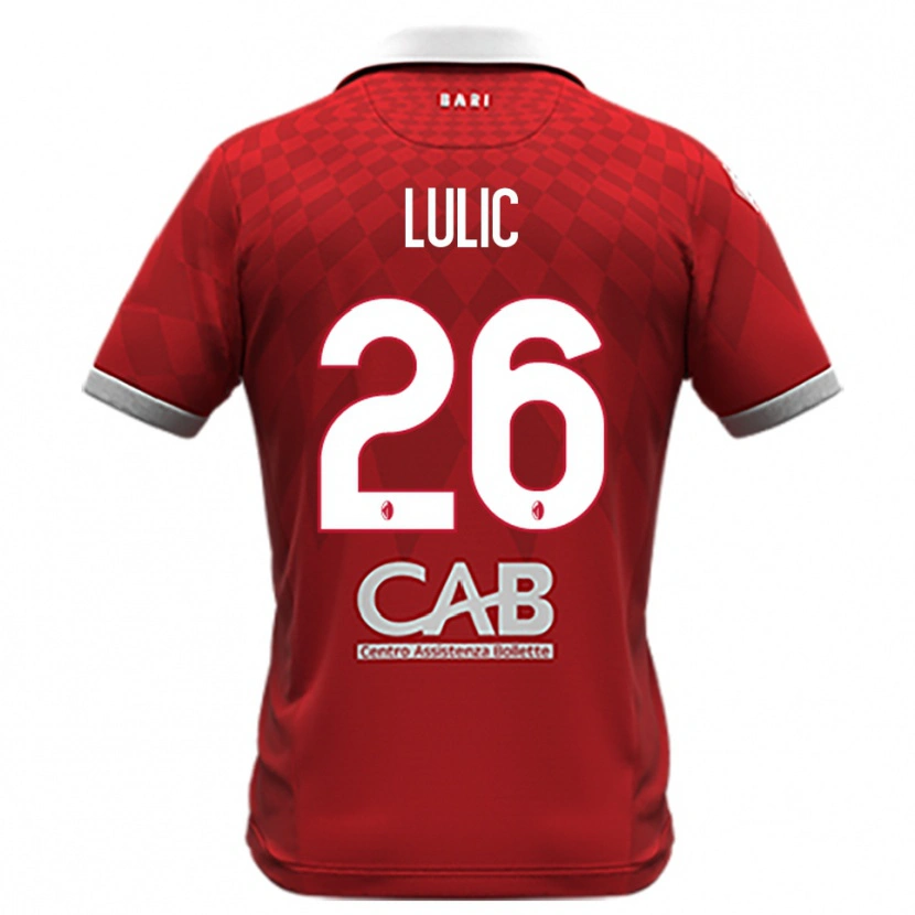 Danxen Herren Karlo Lulic #26 Rot Weiß Auswärtstrikot Trikot 2025/26 T-Shirt