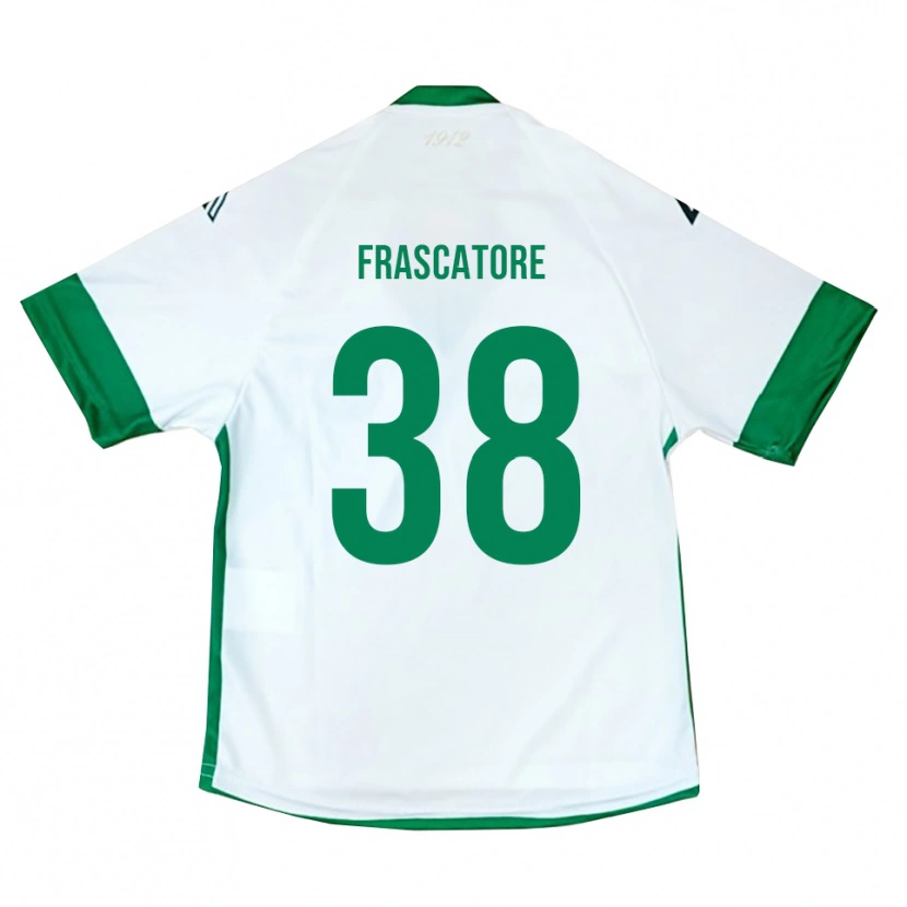 Danxen Herren Paolo Frascatore #38 Weiß Grün Blau Auswärtstrikot Trikot 2025/26 T-Shirt