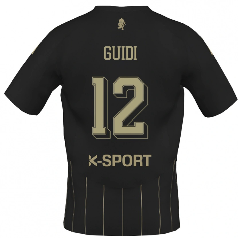 Danxen Herren Sasha Guidi #12 Grau Weiß Auswärtstrikot Trikot 2025/26 T-Shirt