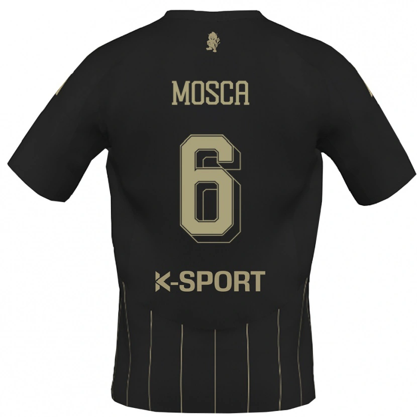 Danxen Herren Giulio Mosca #6 Grau Weiß Auswärtstrikot Trikot 2025/26 T-Shirt