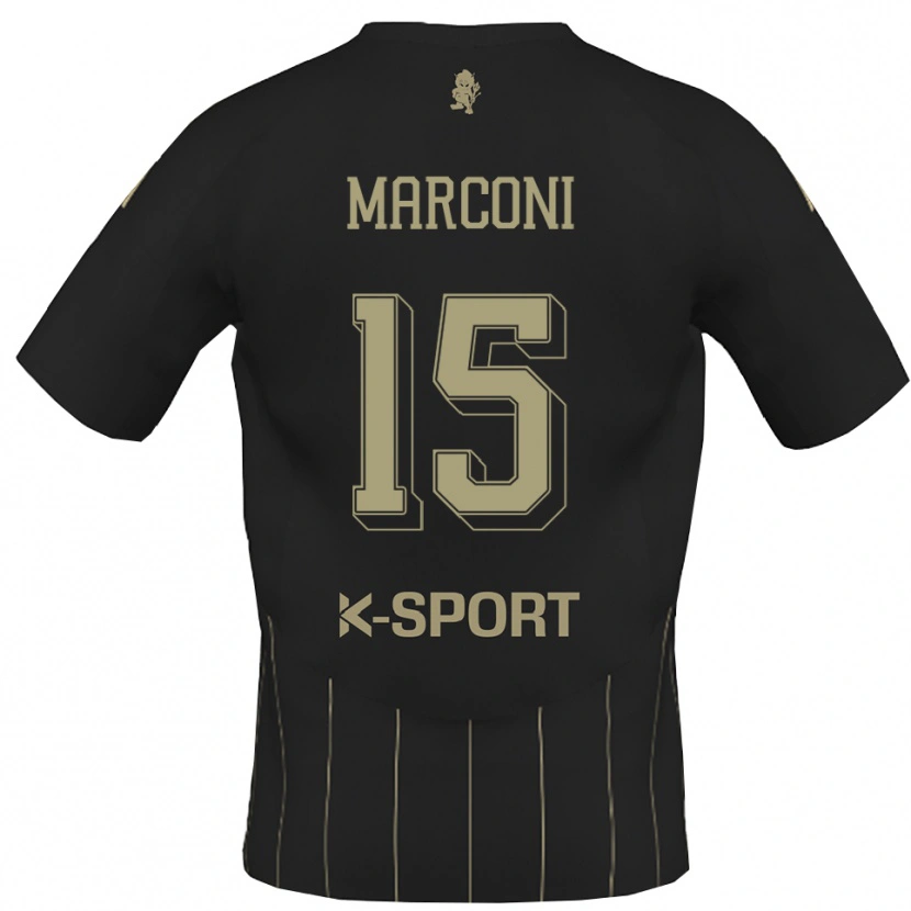 Danxen Herren Ivan Marconi #15 Grau Weiß Auswärtstrikot Trikot 2025/26 T-Shirt