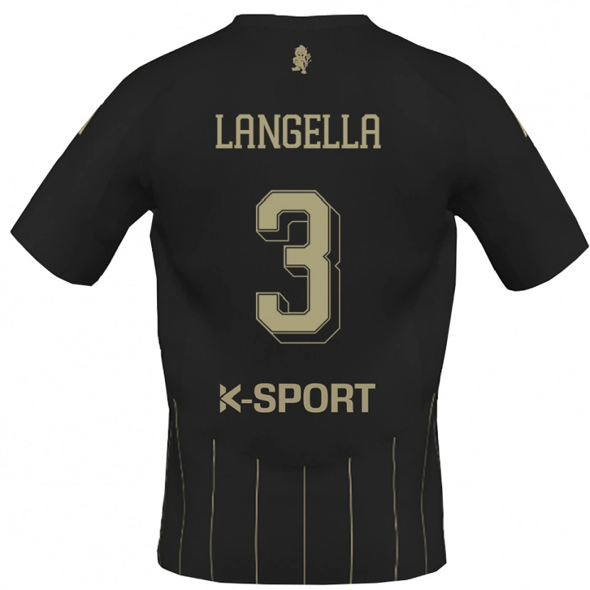 Danxen Herren Matteo Langella #3 Grau Weiß Auswärtstrikot Trikot 2025/26 T-Shirt