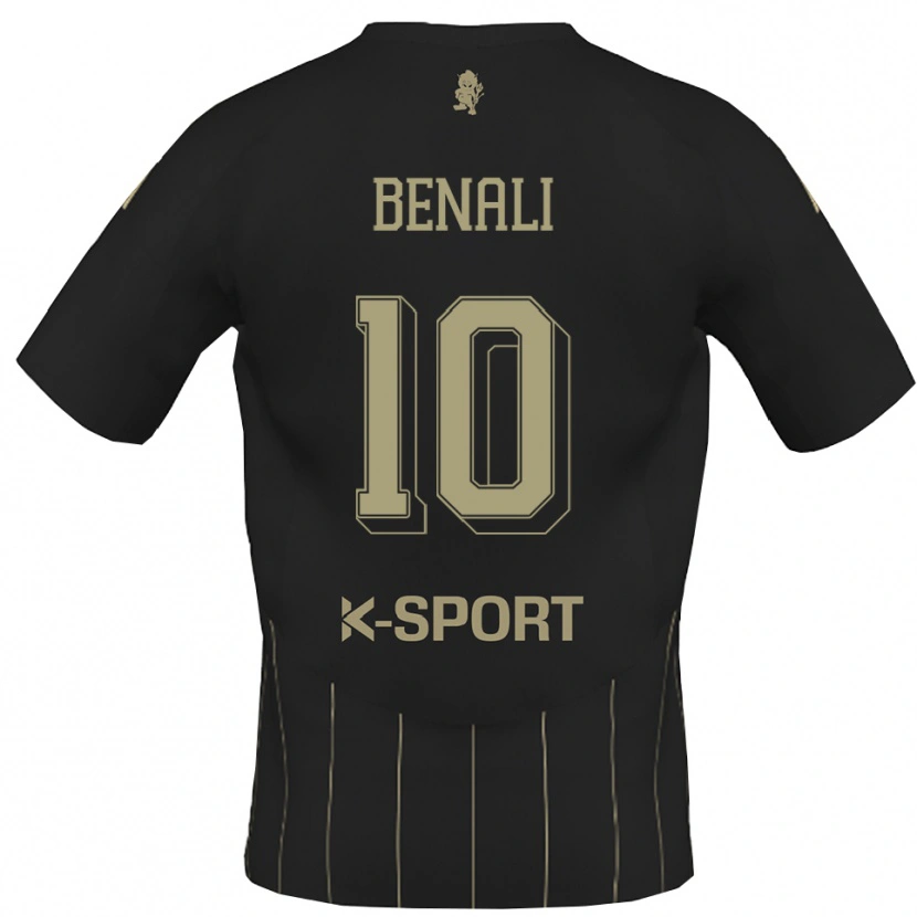 Danxen Herren Ahmad Benali #10 Grau Weiß Auswärtstrikot Trikot 2025/26 T-Shirt
