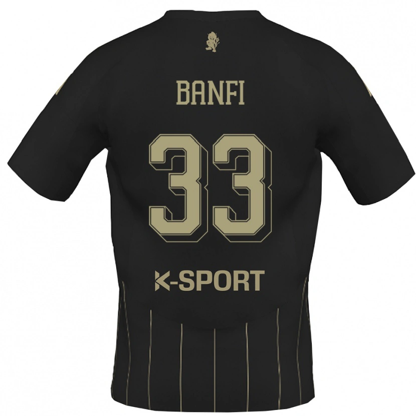 Danxen Herren Emanuele Banfi #33 Grau Weiß Auswärtstrikot Trikot 2025/26 T-Shirt