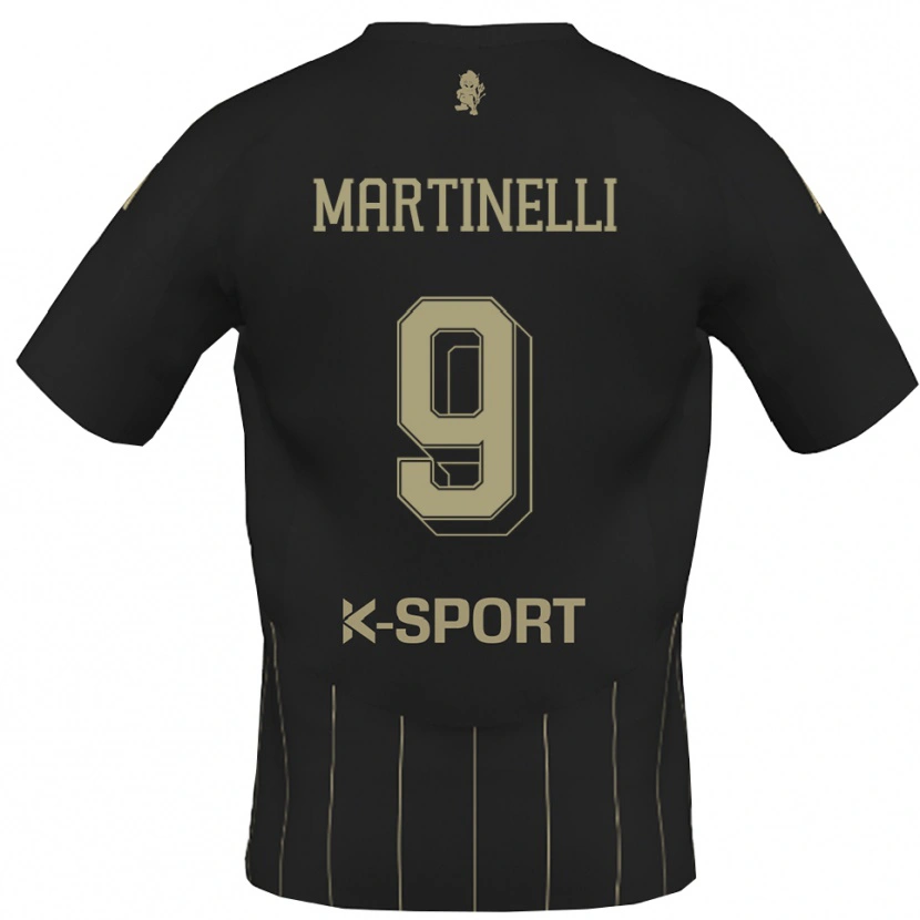 Danxen Herren Riccardo Martinelli #9 Grau Weiß Auswärtstrikot Trikot 2025/26 T-Shirt