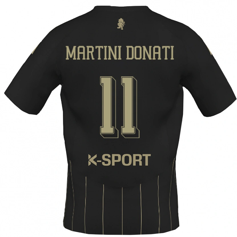 Danxen Herren Cesare Martini Donati #11 Grau Weiß Auswärtstrikot Trikot 2025/26 T-Shirt