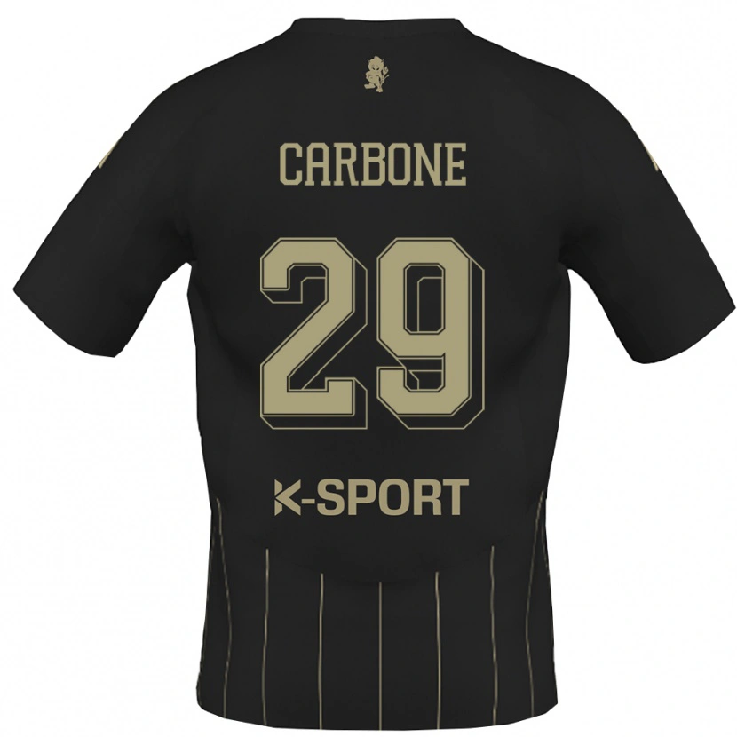 Danxen Herren Matteo Carbone #29 Grau Weiß Auswärtstrikot Trikot 2025/26 T-Shirt