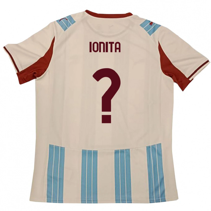 Danxen Herren Ștefan Ioniță #0 Himmelblau Weiß Auswärtstrikot Trikot 2025/26 T-Shirt