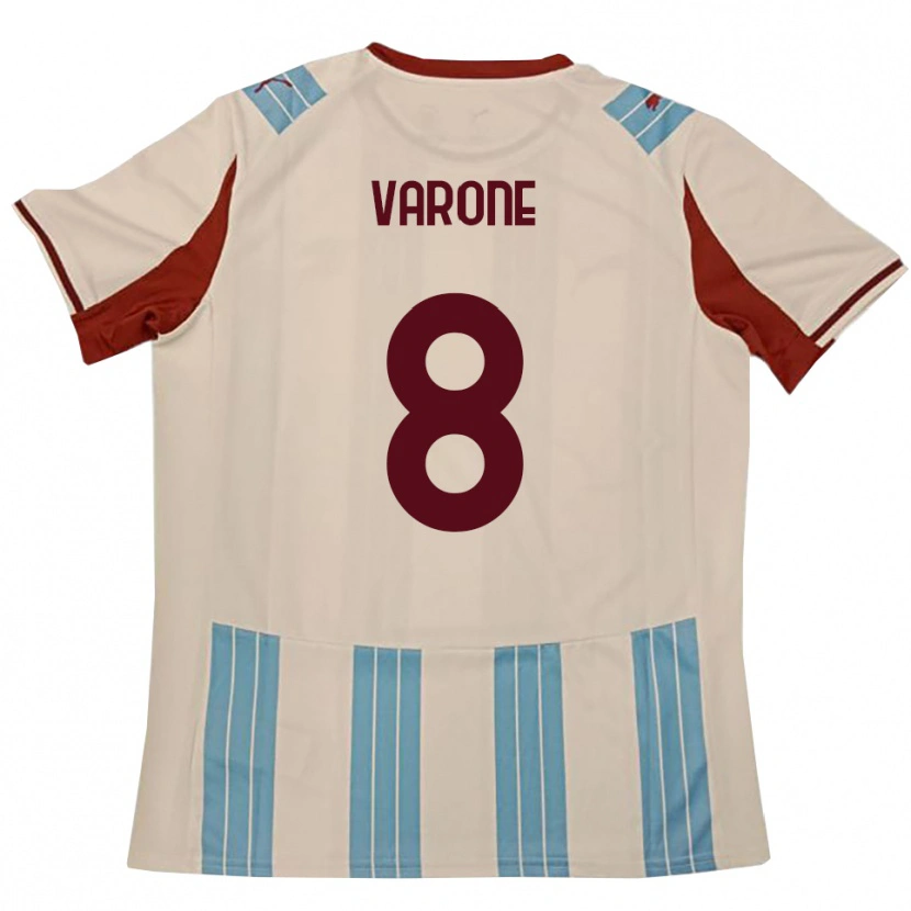 Danxen Herren Ivan Varone #8 Himmelblau Weiß Auswärtstrikot Trikot 2025/26 T-Shirt
