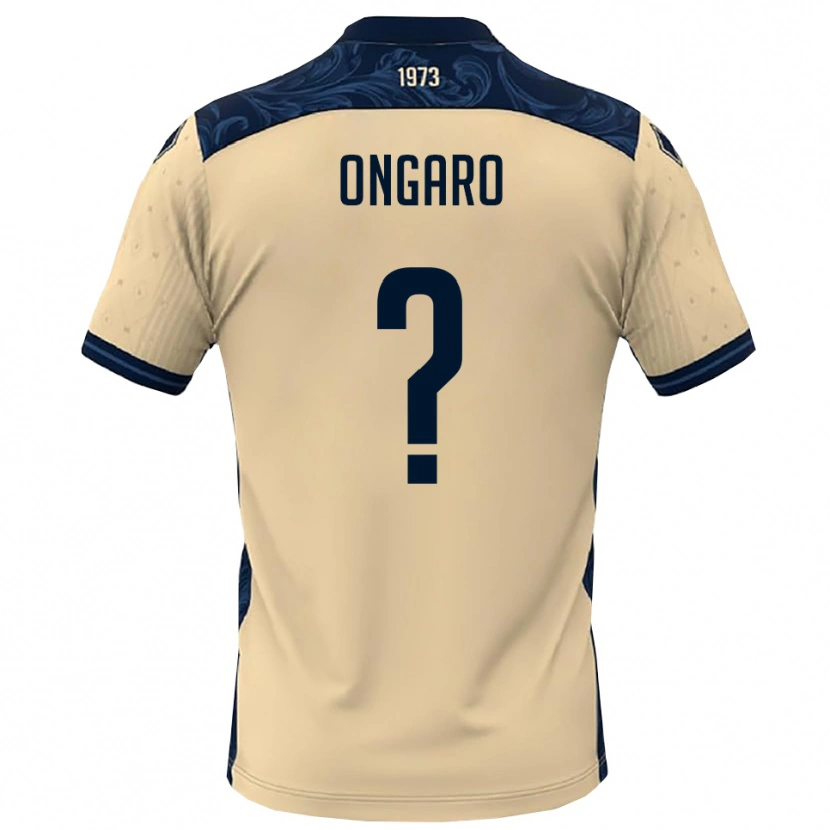 Danxen Herren Massimiliano Ongaro #0 Weiß Marineblau Auswärtstrikot Trikot 2025/26 T-Shirt