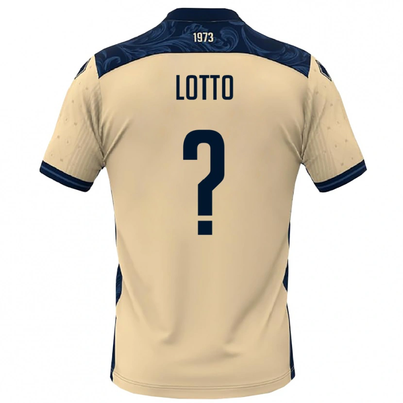Danxen Herren Nicolò Lotto #0 Weiß Marineblau Auswärtstrikot Trikot 2025/26 T-Shirt