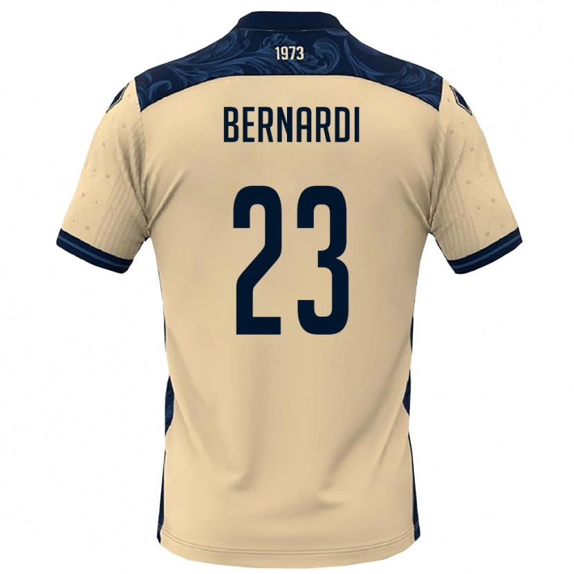 Danxen Herren Andrea Bernardi #23 Weiß Marineblau Auswärtstrikot Trikot 2025/26 T-Shirt