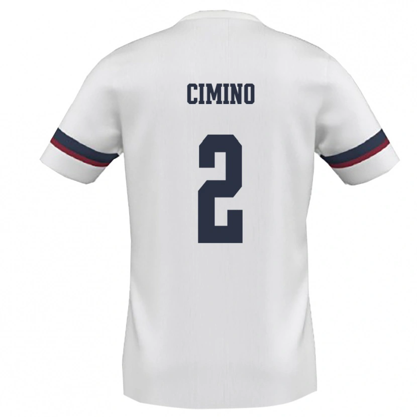 Danxen Herren Baldovino Cimino #2 Weiß Rot Auswärtstrikot Trikot 2025/26 T-Shirt