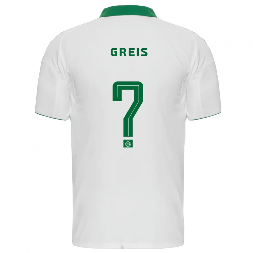 Danxen Herren Nitai Greis #0 Weiß Grün Auswärtstrikot Trikot 2025/26 T-Shirt