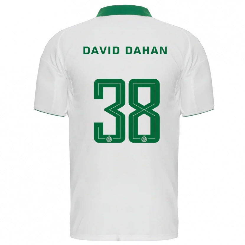 Danxen Herren Omer Dahan #38 Weiß Grün Auswärtstrikot Trikot 2025/26 T-Shirt