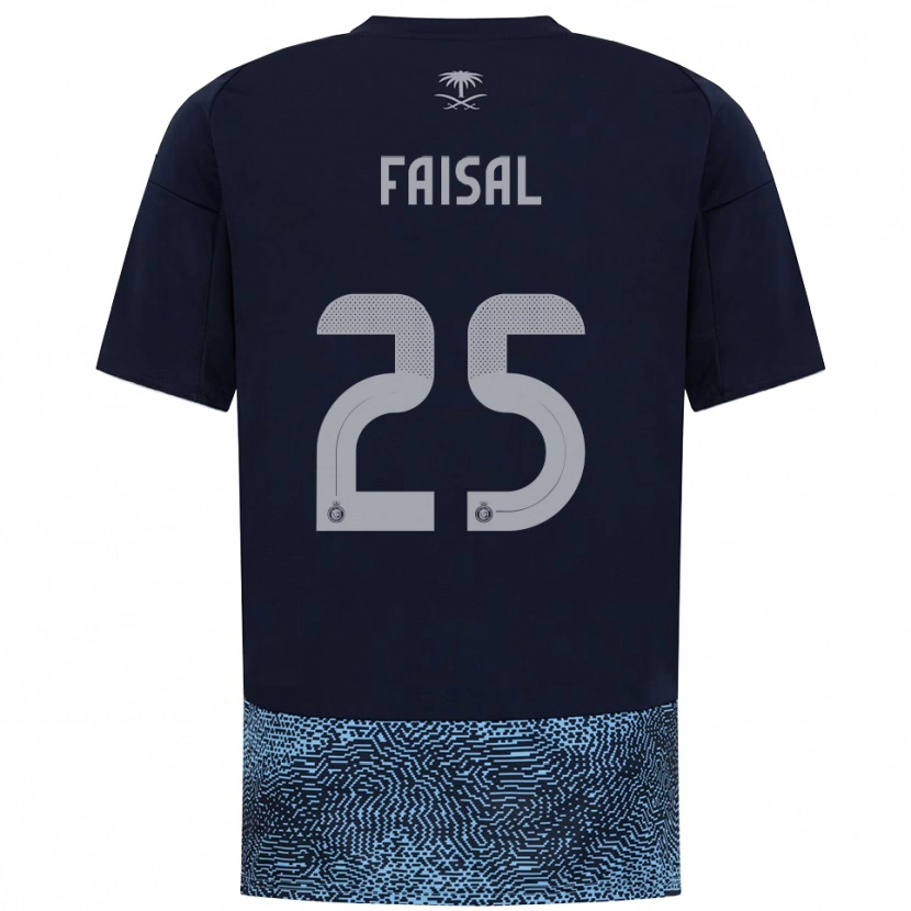 Danxen Herren Samira Faisal #25 Marineblau Himmelblau Auswärtstrikot Trikot 2025/26 T-Shirt