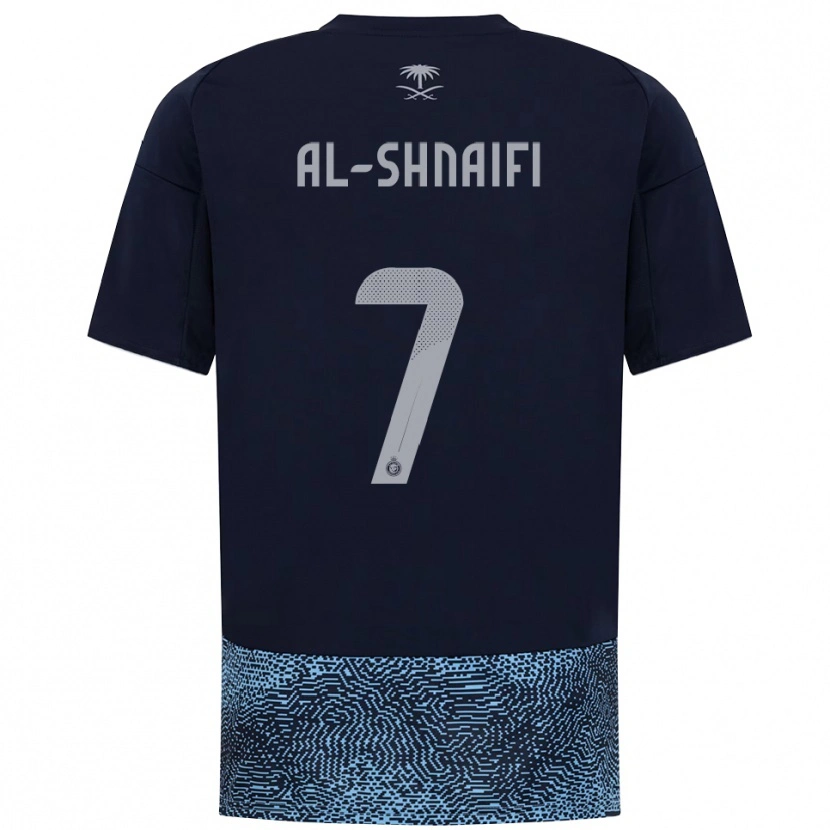 Danxen Herren Basmah Al-Shnaifi #7 Marineblau Himmelblau Auswärtstrikot Trikot 2025/26 T-Shirt