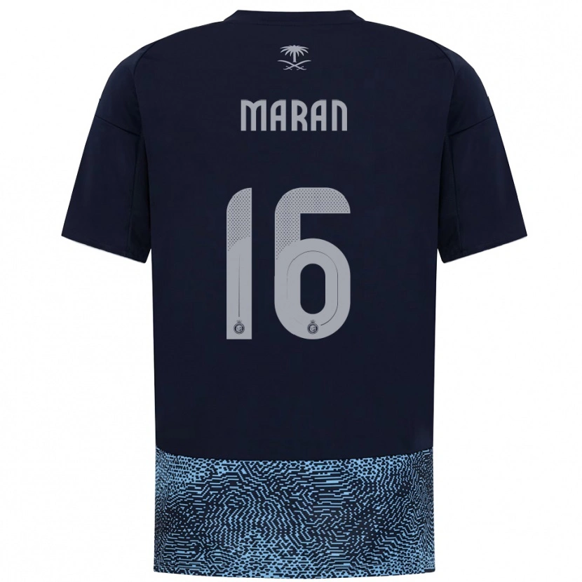 Danxen Herren Mohammed Marran #16 Marineblau Himmelblau Auswärtstrikot Trikot 2025/26 T-Shirt