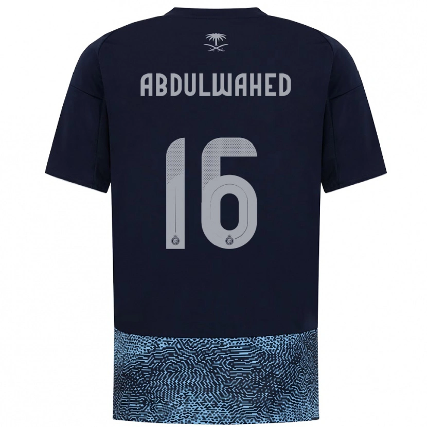 Danxen Herren Ghader Abdulwahed #16 Marineblau Himmelblau Auswärtstrikot Trikot 2025/26 T-Shirt