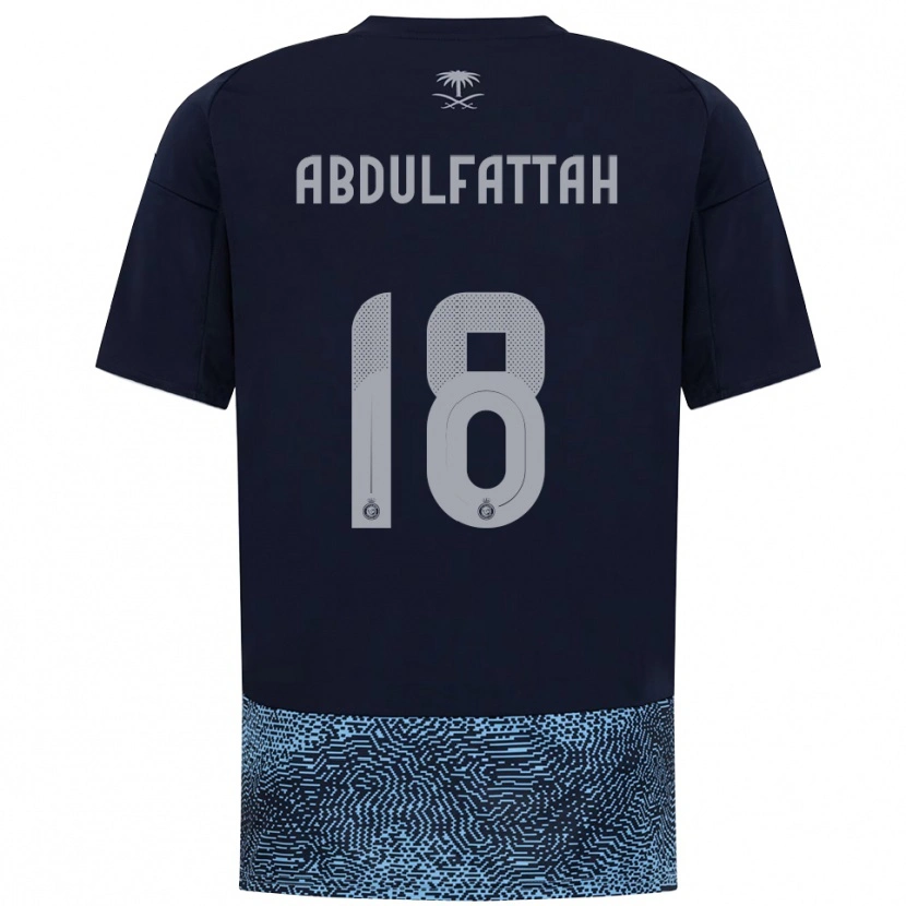 Danxen Herren Abdulfattah Adam #18 Marineblau Himmelblau Auswärtstrikot Trikot 2025/26 T-Shirt