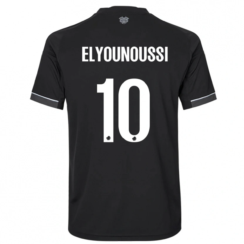 Danxen Herren Mohamed Elyounoussi #10 Schwarz Weiß Auswärtstrikot Trikot 2025/26 T-Shirt
