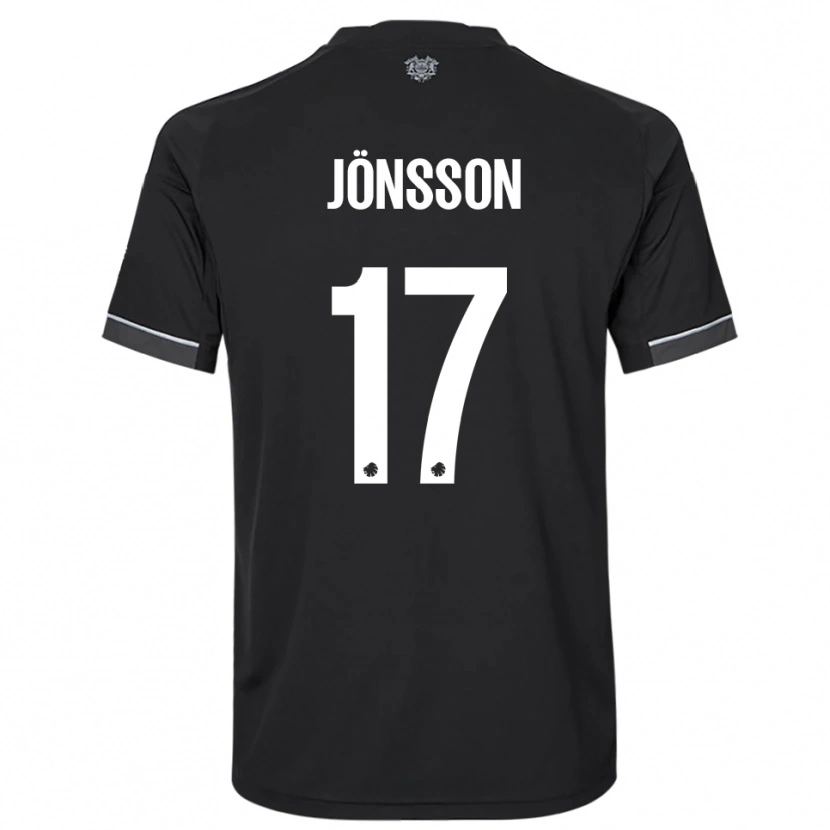 Danxen Herren Neo Jönsson #17 Schwarz Weiß Auswärtstrikot Trikot 2025/26 T-Shirt