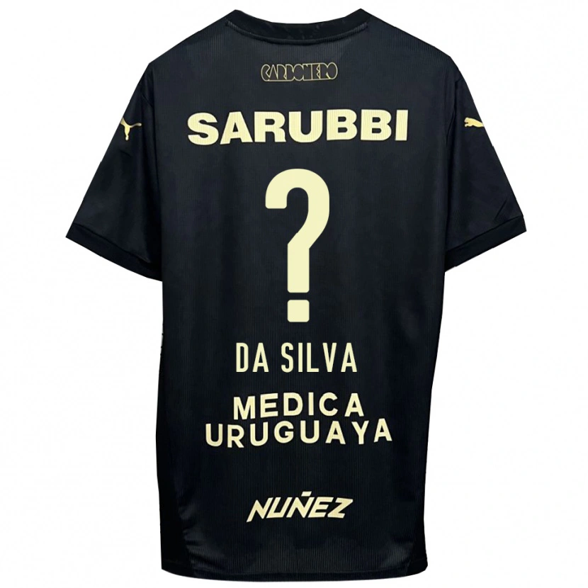 Danxen Herren Gabriel Da Silva #0 Schwarz Gold Auswärtstrikot Trikot 2025/26 T-Shirt