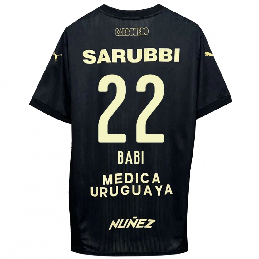 Danxen Herren Matheus Babi #22 Schwarz Gold Auswärtstrikot Trikot 2025/26 T-Shirt