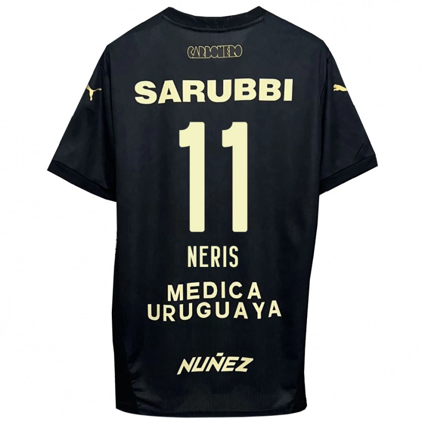 Danxen Herren José Neris #11 Schwarz Gold Auswärtstrikot Trikot 2025/26 T-Shirt