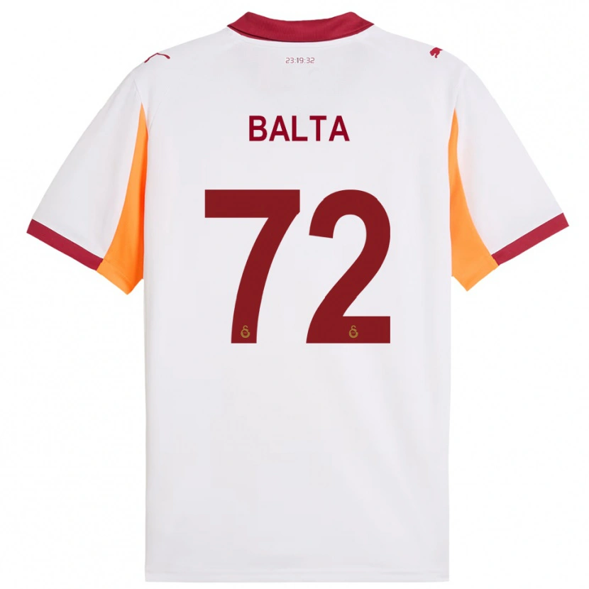 Danxen Herren Çağrı Balta #72 Weiß Rot Auswärtstrikot Trikot 2025/26 T-Shirt