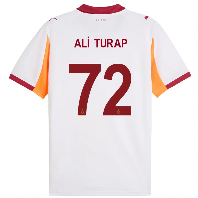 Danxen Herren Ali Turap Bülbül #72 Weiß Rot Auswärtstrikot Trikot 2025/26 T-Shirt