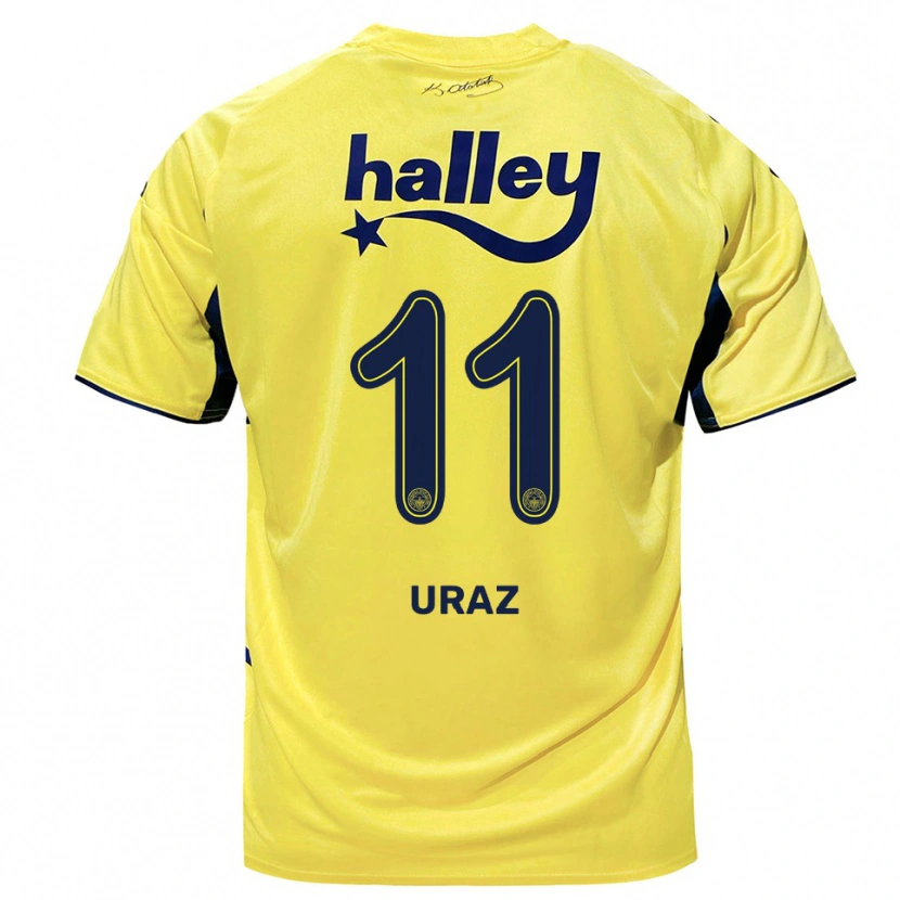 Danxen Herren Yağmur Uraz #11 Gelb Marineblau Auswärtstrikot Trikot 2025/26 T-Shirt