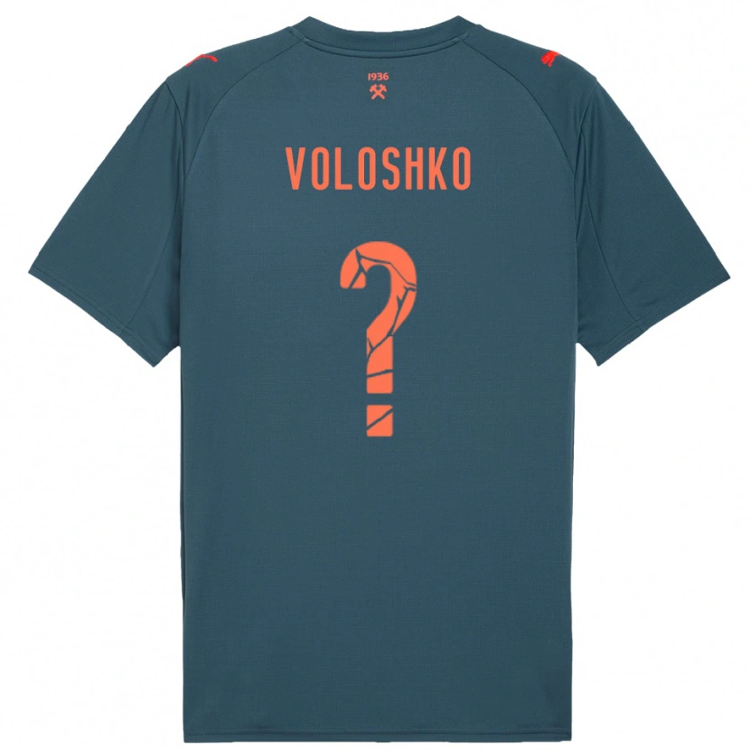Danxen Herren Yevgeniy Voloshko #0 Marineblau Rot Auswärtstrikot Trikot 2025/26 T-Shirt