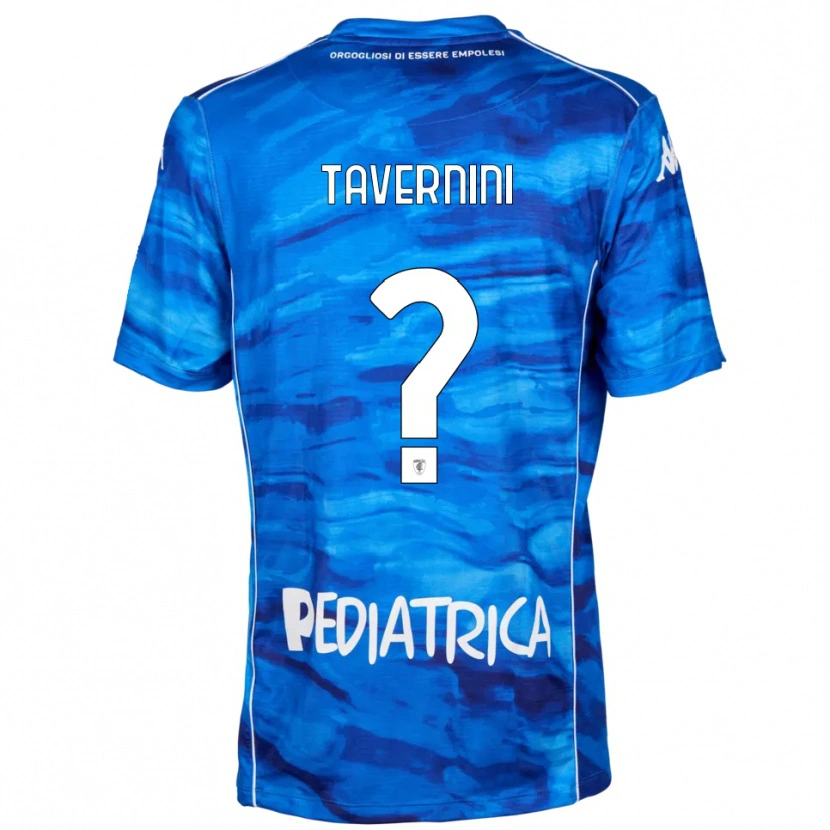 Danxen Damen Lorenzo Tavernini #0 Blau Weiß Heimtrikot Trikot 2025/26 T-Shirt