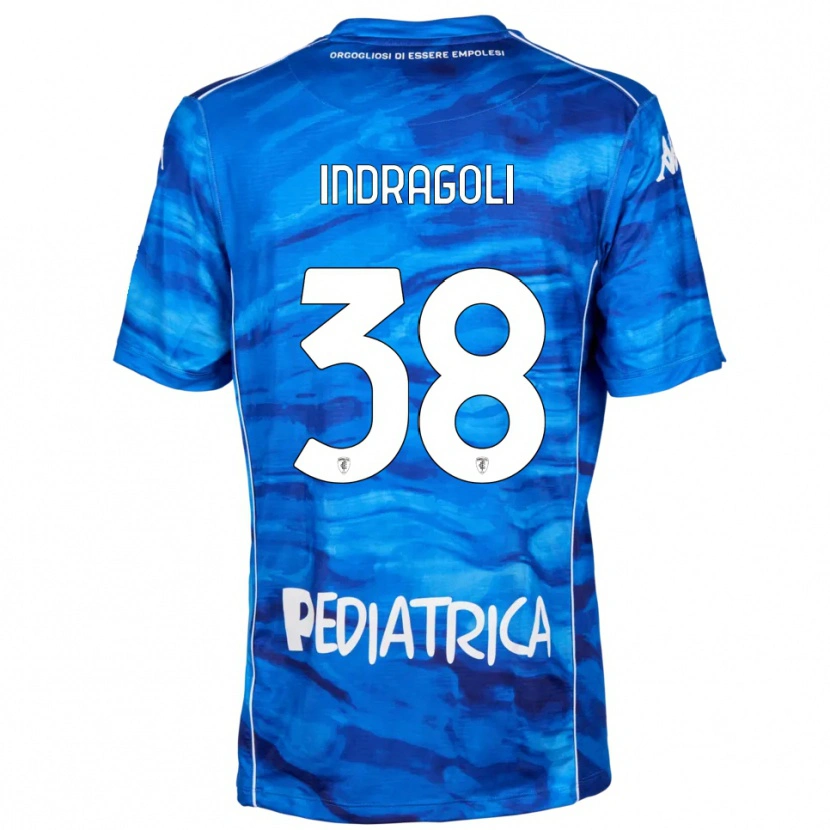 Danxen Damen Gabriele Indragoli #38 Blau Weiß Heimtrikot Trikot 2025/26 T-Shirt