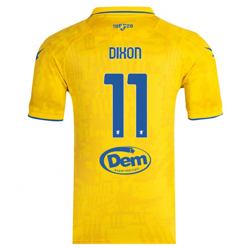 Danxen Damen Damar Dixon #11 Gelb Blau Heimtrikot Trikot 2025/26 T-Shirt
