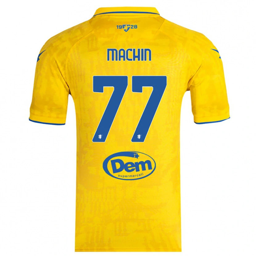 Danxen Damen José Machín #77 Gelb Blau Heimtrikot Trikot 2025/26 T-Shirt