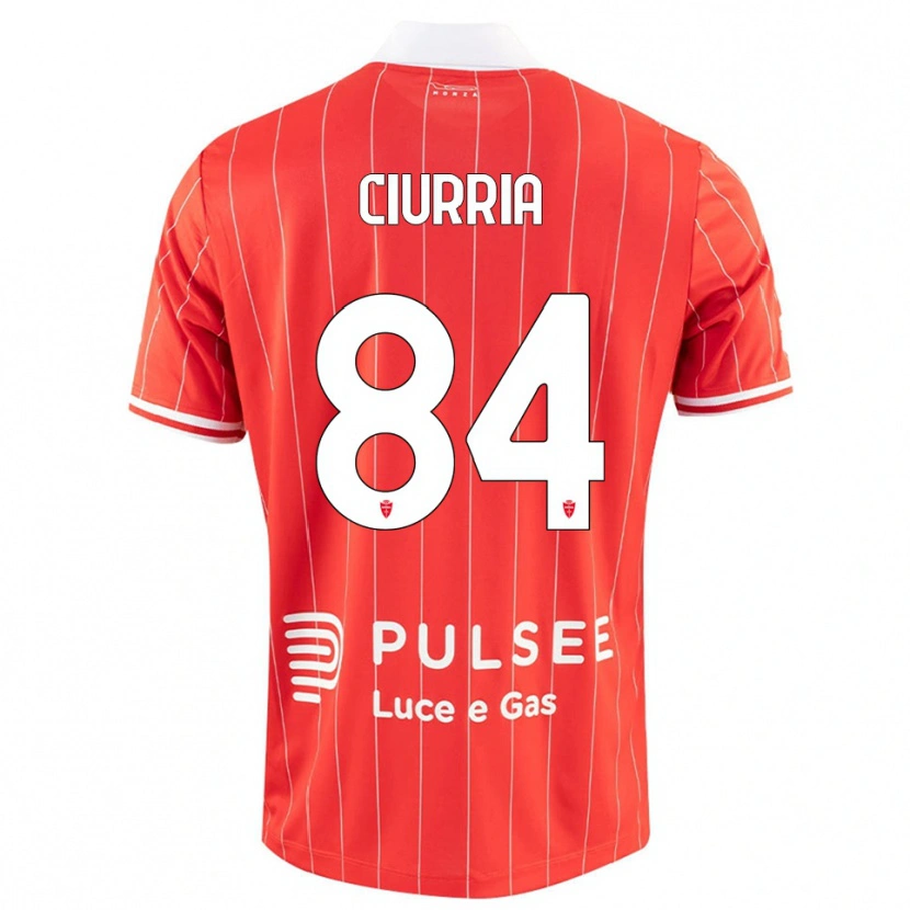 Danxen Damen Patrick Ciurria #84 Rot Weiß Heimtrikot Trikot 2025/26 T-Shirt
