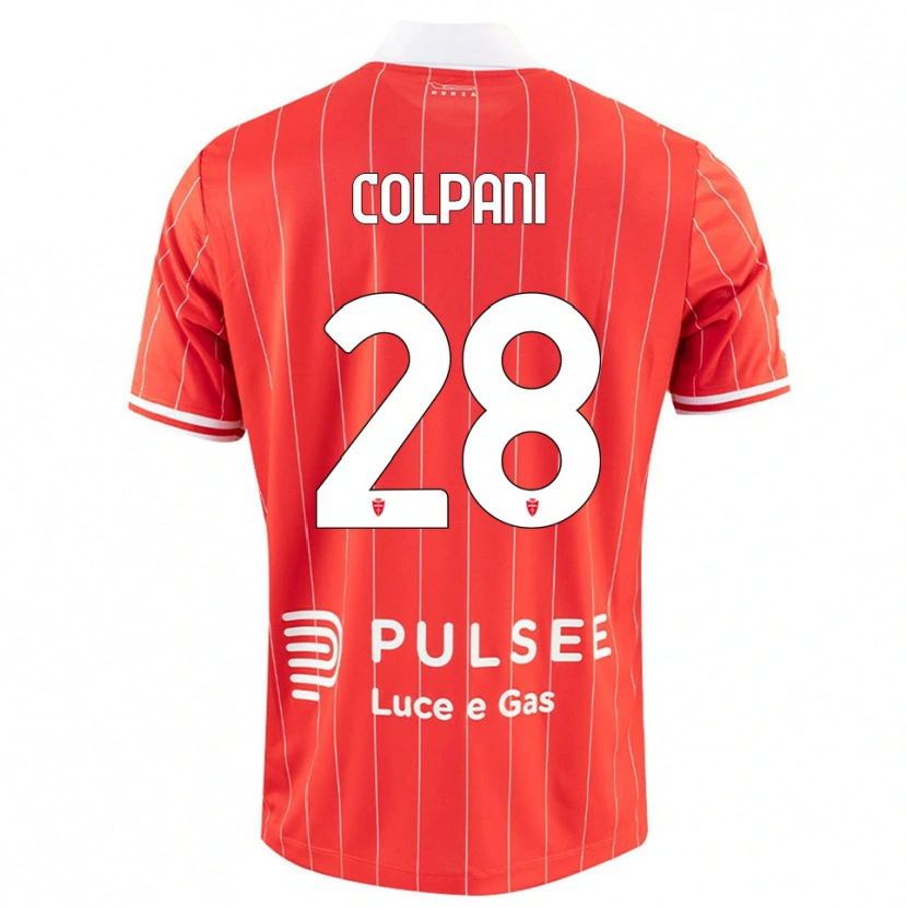 Danxen Damen Andrea Colpani #28 Rot Weiß Heimtrikot Trikot 2025/26 T-Shirt