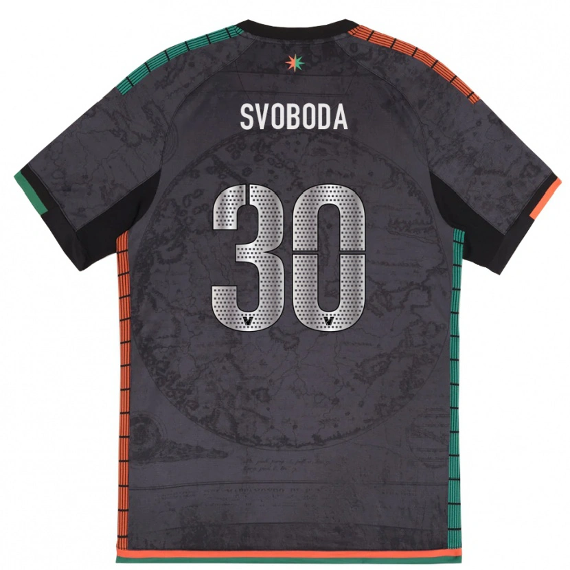 Danxen Damen Michael Svoboda #30 Dunkelgrau Heimtrikot Trikot 2025/26 T-Shirt